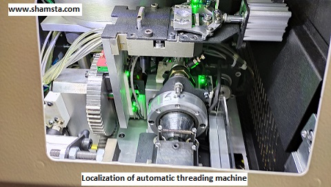 Localization of automatic threading machine for the first time in Iran